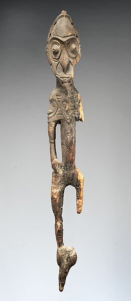 Male Figure, Wood, paint, Angoram, Moim (?)