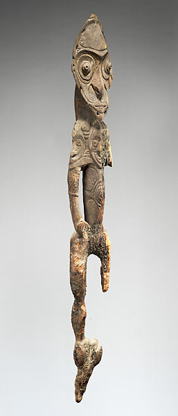 Male Figure, Wood, paint, Angoram, Moim (?)