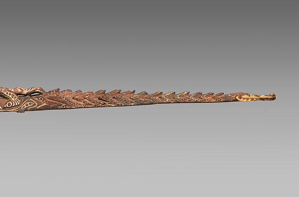 Crocodile Figure (Taki), Wood, paint, Korewori River region
