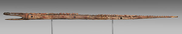 Crocodile Figure (Taki), Wood, paint, Korewori River region