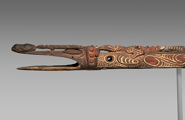Crocodile Figure (Taki), Wood, paint, Korewori River region