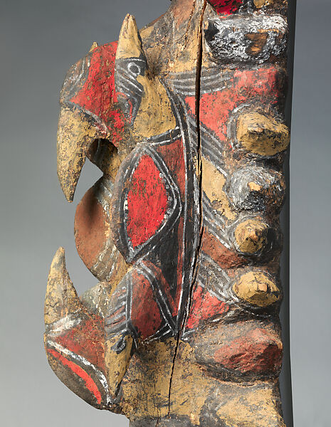 Figure (Nggwalndu), Wood, paint, Abelam people