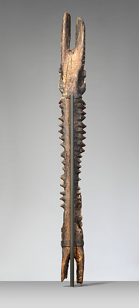 Figure (Nggwalndu), Wood, paint, Abelam people