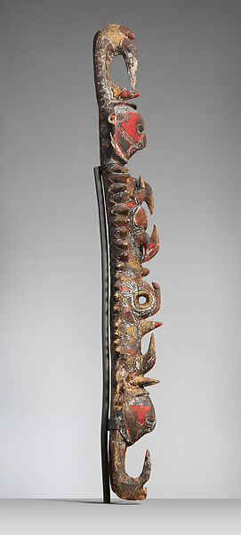 Figure (Nggwalndu), Wood, paint, Abelam people