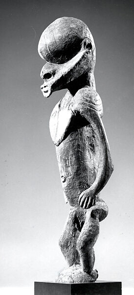 Male Figure, Wood, paint, Alamblak people 