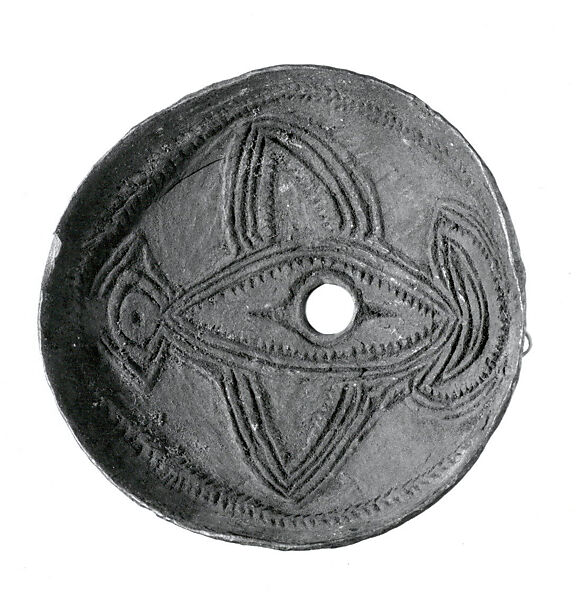 Disk from a Top, Coconut shell, Abelam people 