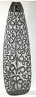 Shield, Adas, Wood, paint, Asmat people