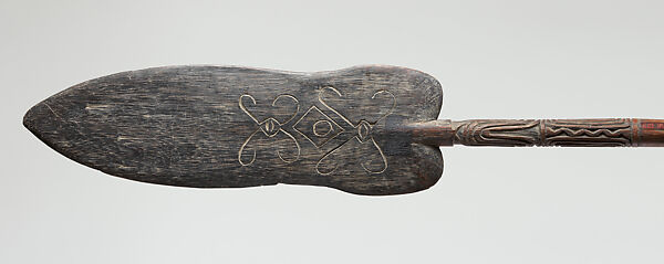 Paddle, Tet, Wood, Asmat people