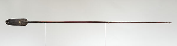 Paddle, Fransicas Tait, Wood, fiber, seeds, Asmat people