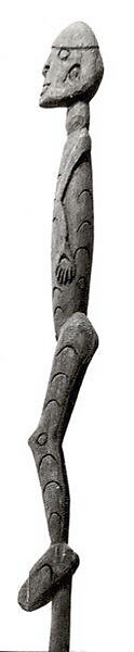 Paddle, Wood, Asmat people
