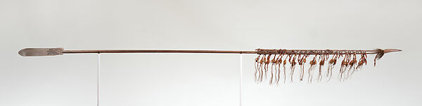 Paddle, Ewenakat, Wood, sago palm leaves, fiber, Asmat people