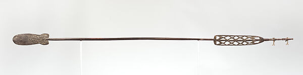 Paddle, Ewenakat, Wood, sago palm leaves, fiber, Asmat people