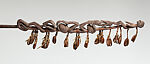 Paddle, Chief Chinasapitch, Wood, sago palm leaves, fiber, Asmat people