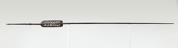 Spear, Matjemosh's father, Wood, cassowary claw, Asmat people