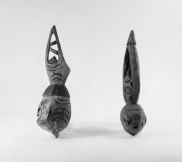 Canoe Prow, Wood, paint, Asmat people