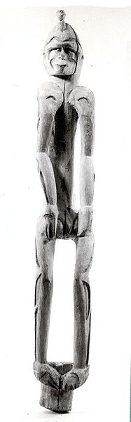 Male Figure, Siman, Wood, paint, Asmat people 