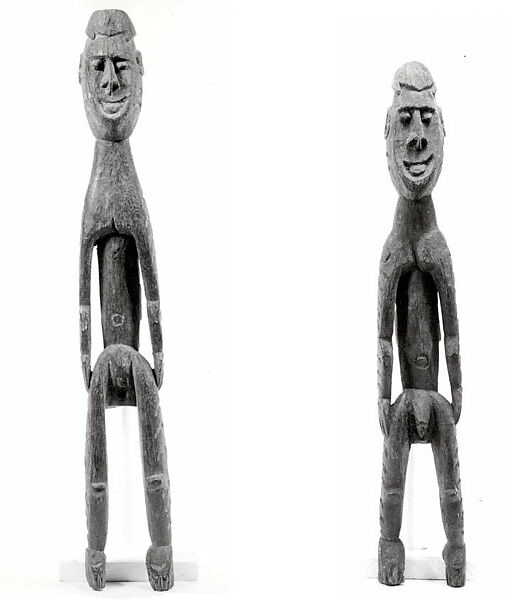 Finial from a Paddle, Powombower, Wood, Asmat people 