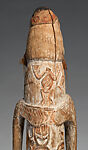 Male ancestor figure, Asmat artist, Wood, paint, fiber, bamboo, Asmat people
