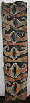 Painting from a Ceremonial House Ceiling, Masau, Abgwala Kalaba, Sago palm spathe, paint, Kwoma, Abgwala Kalaba clan
