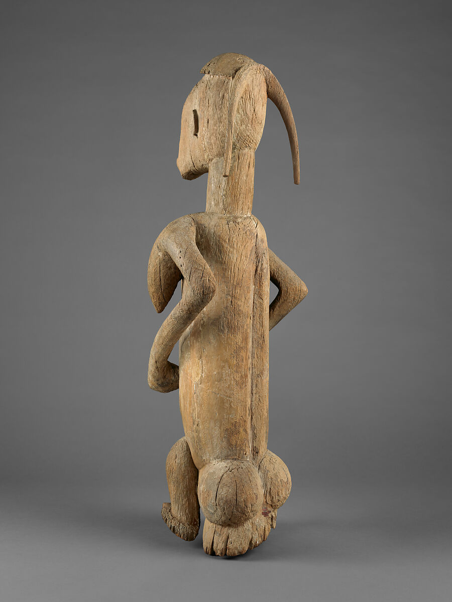 Jomogoni female figure, Bamana numu (blacksmith), Wood, Bamana peoples