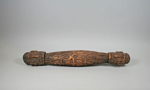 Headrest ?, Wood, Asmat people 