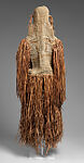 Body mask, Jakapit, Mulberry fiber, rattan, sago palm leaves, wood, pigment, Asmat people