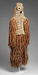 Body mask, Jakapit, Mulberry fiber, rattan, sago palm leaves, wood, pigment, Asmat people