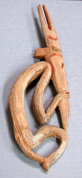 Figure, Wood, paint, Asmat people