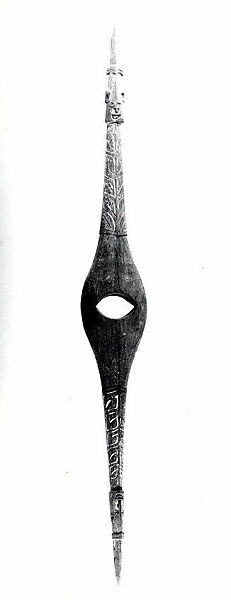 Ceremonial Object?, Wood, paint, Asmat people 