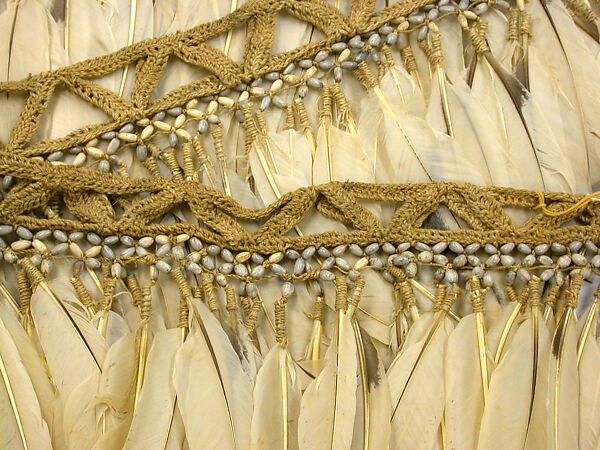 Ornament, Feathers, fiber, seeds, Asmat people