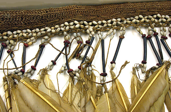 Ornament, Feathers, fiber, seeds, Asmat people