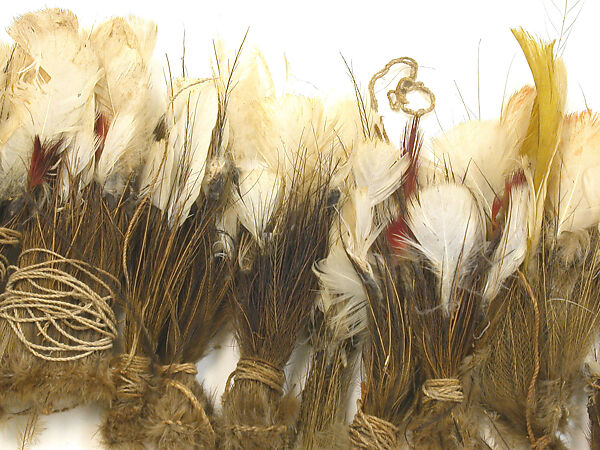 Ornament, Feathers, fiber, Asmat people