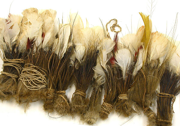 Ornament, Feathers, fiber, Asmat people