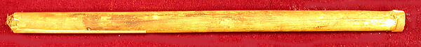 Tube of Ocher Pigment, Bamboo, ocher, Asmat people 
