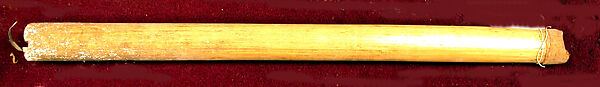 Tube of Ocher Pigment, Bamboo, ocher, Asmat people 