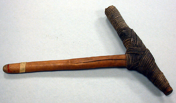 Adze handle, Wood, fiber, Papua Province 