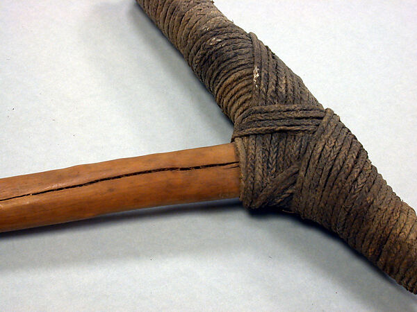 Adze handle, Wood, fiber, Papua Province