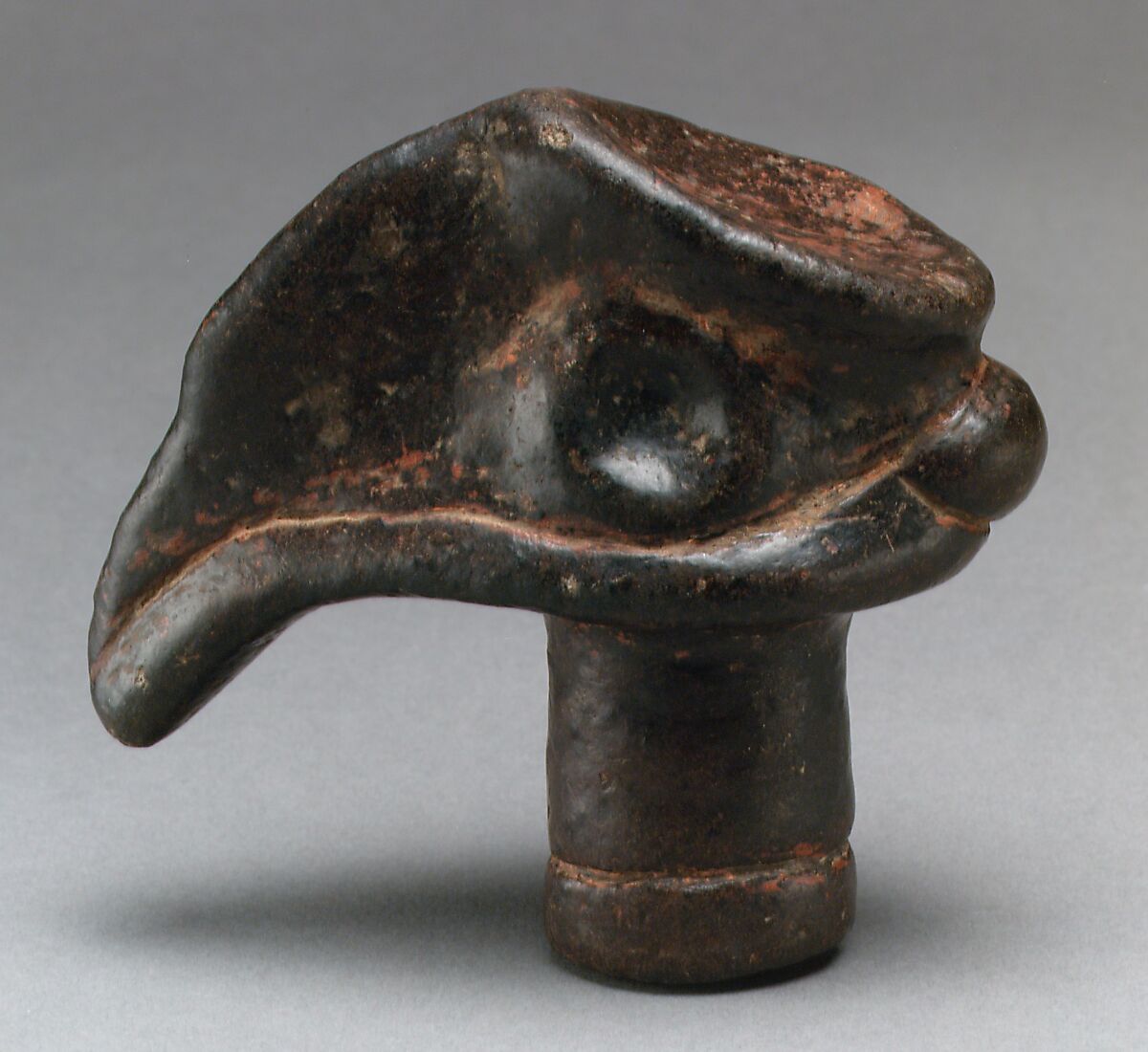 Bird Head, Stone, pigment, Morobe province 