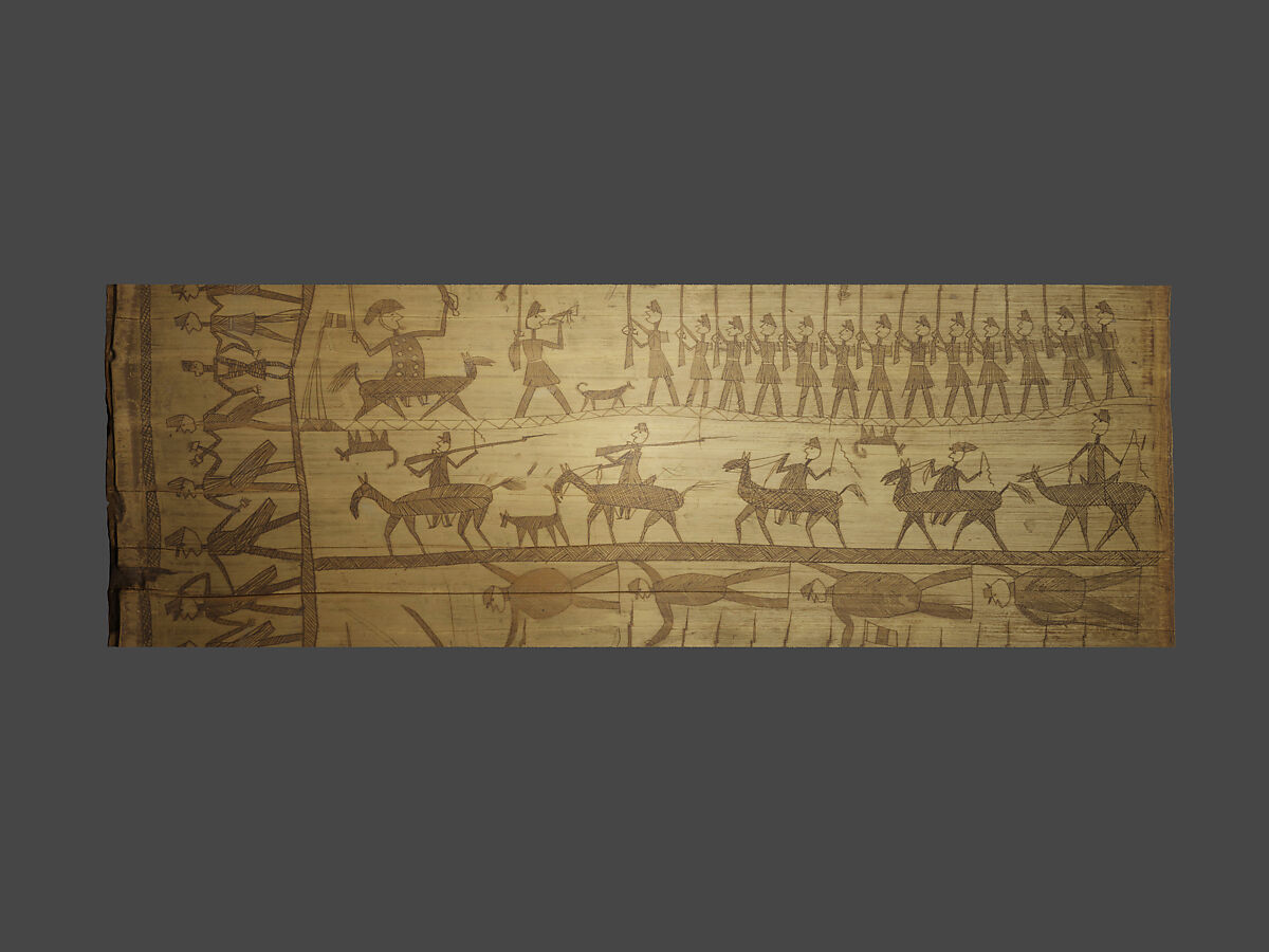 Engraved Bamboo Container (Kare U Ta), Bamboo, pigment, Kanak people