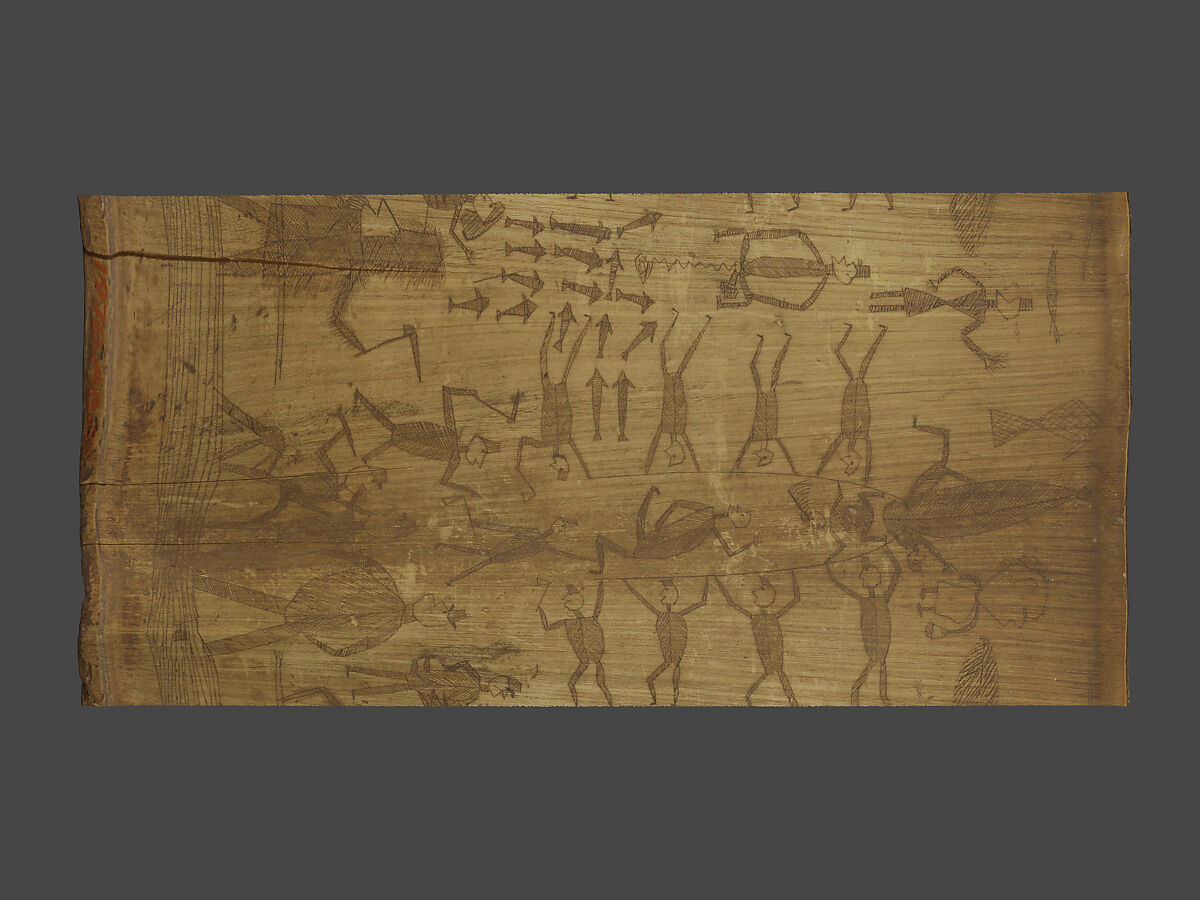 Engraved Bamboo Container (Kare U Ta), Bamboo, pigment, Kanak people