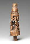 Korwar (charm and stopper), Cenderawasih Bay artist, Wood, Cenderawasih Bay