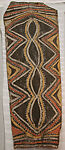 Painting from a Ceremonial House Ceiling, Abwiyeti, Wanyi, Sago palm spathe, paint, Kwoma