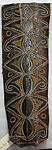 Painting from a Ceremonial House Ceiling, Mburrnggei, Amachi-Kalaba, Sago palm spathe, paint, Kwoma, Amachi-Kalaba clan