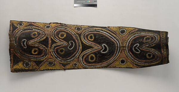 Painting from a Ceremonial House Ceiling, Mburrnggei, Amachi-Kalaba, Sago palm spathe, paint, Kwoma, Amachi-Kalaba clan 