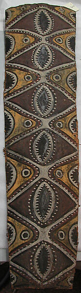Painting from a Ceremonial House Ceiling, Numei, Amachi Kalaba, Sago palm spathe, paint, Kwoma, Amachi-Kalaba clan