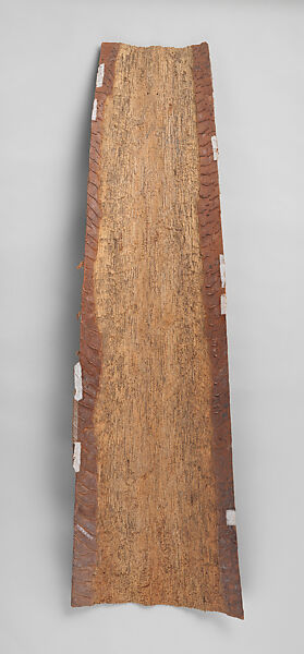 Painting from a Ceremonial House Ceiling, Sakwal, Amachi Kalaba, Sago palm spathe, paint, Kwoma