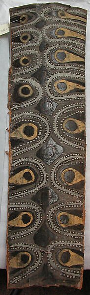 Painting from a Ceremonial House Ceiling, Sakwal, Amachi Kalaba, Sago palm spathe, paint, Kwoma