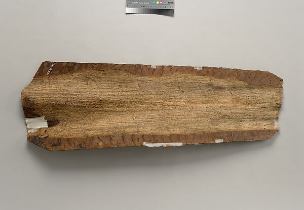 Painting from a Ceremonial House Ceiling, Kulumb, Simberaga Wanyi, Sago palm spathe, paint, Kwoma, Wanyi clan