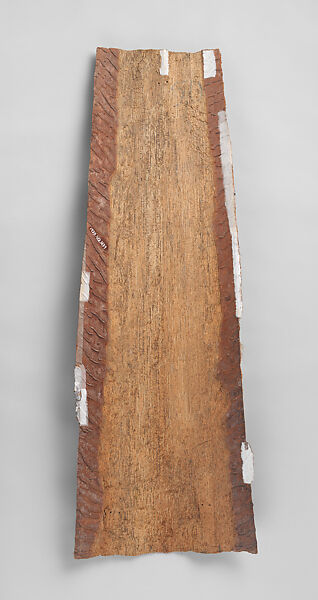 Painting from a Ceremonial House Ceiling, Yindaka, Sunggwei Wanyi, Sago palm spathe, paint, Kwoma, Sunggwei Wanyi clan