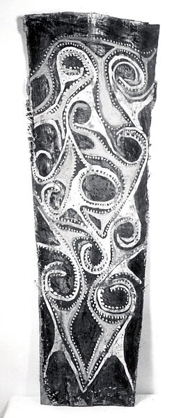 Painting from a Ceremonial House Ceiling, Yindaka, Sunggwei Wanyi, Sago palm spathe, paint, Kwoma, Sunggwei Wanyi clan